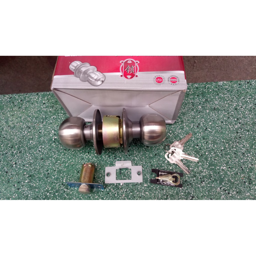 Ổ KHÓA TAY NẮM TRÒN - KHÓA CỬA QUẢ ĐẤM INOX SÁNG ĐẸP