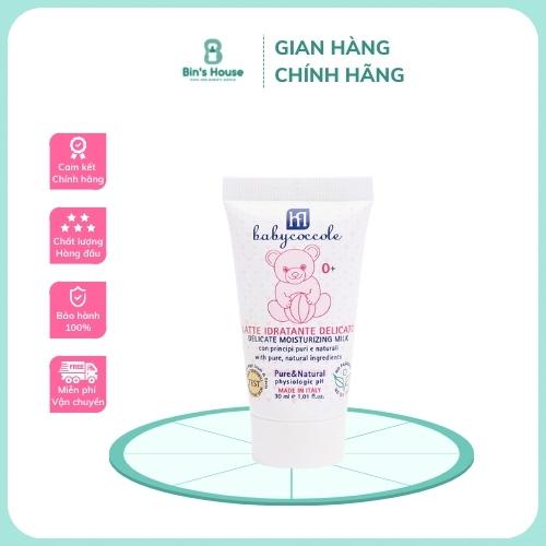 Phấn Rôm cho bé Babycoccole 0M+ dạng nước chiết xuất tinh bột bắp 30ml