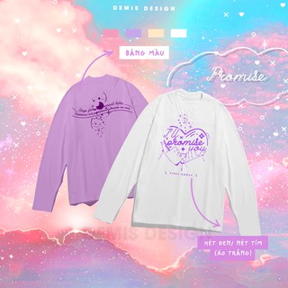 ÁO THUN TAY DÀI BTS PROMISE - DEMIS DESIGN