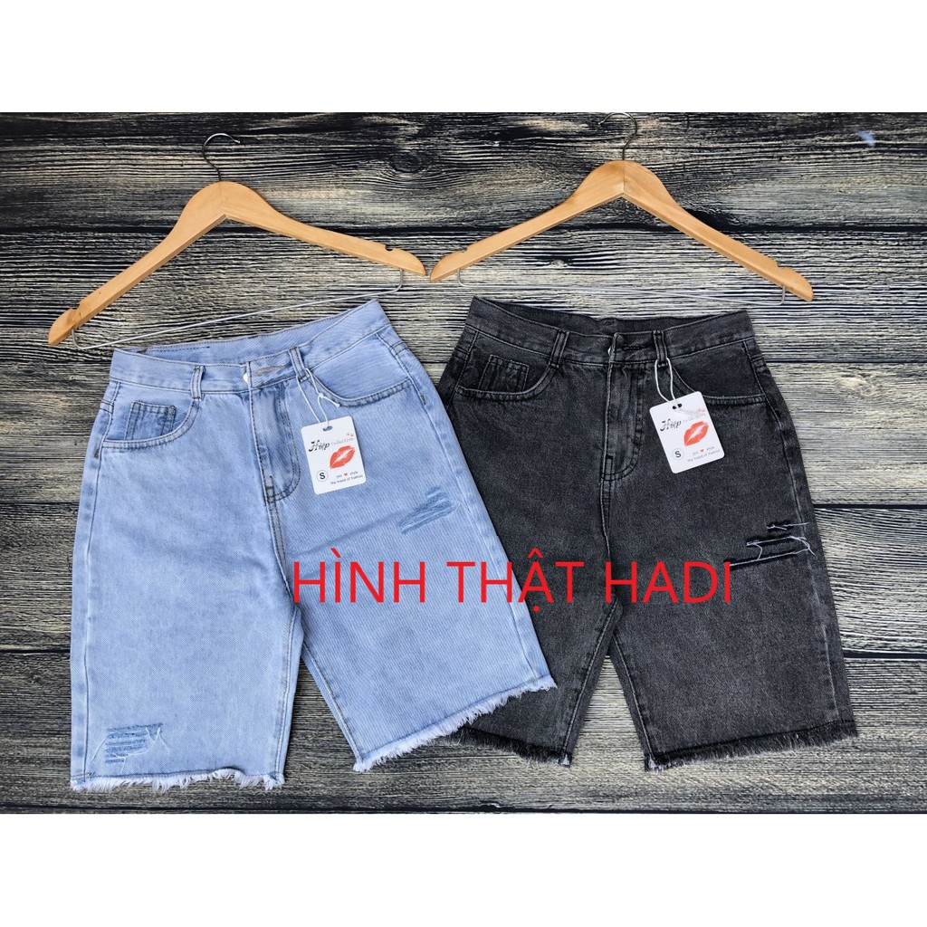 [HÌNH THÂT, FREESHIP, HÀNG XỊN!! ] QUẦN JEAN LỬNG NGỐ NỮ CAO CẤP HADI ĐỦ MÀU ĐỦ SIZE, FORM CHUẨN CỰC ĐẸP RÁCH 3 SỌC