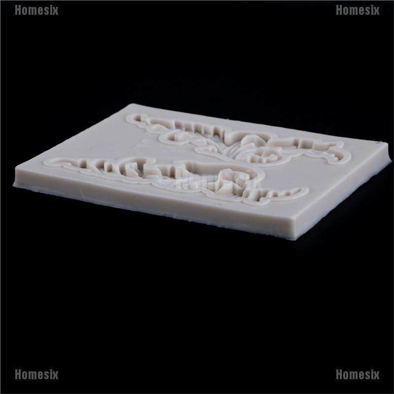 Khuôn Silicone Làm Bánh Tạo Hình Hoa Văn Độc Đáo Tiện Dụng