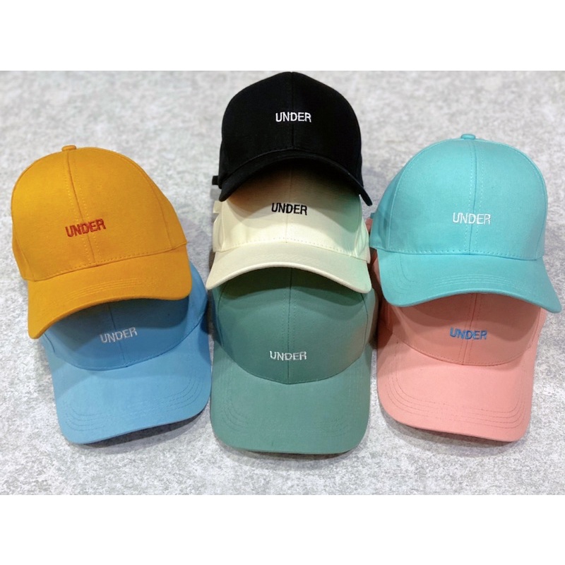 NÓN KẾT KAKI THỜI TRANG THÊU UNDER NAM NỮ