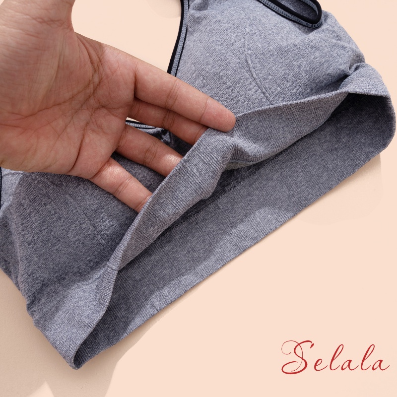 Áo Bra Tập Gym Yoga Selala Cotton Thấm Hút Siêu Tốt, Co Giãn Thoải Mái AGY02