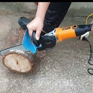 Máy cưa gỗ mini. Sự kết hợp thần thánh của máy mài và bộ luỡi cưa xích