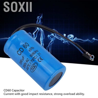 Tụ Điện Mô Tơ Tần Số Cao Stxii Cd60 250v Ac 200uf 50 / 60hz