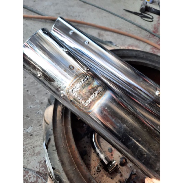 Bô Tân Hòa Đít Vát Móc Căng lắp cho xe Dream Wave  50 100 110cm3