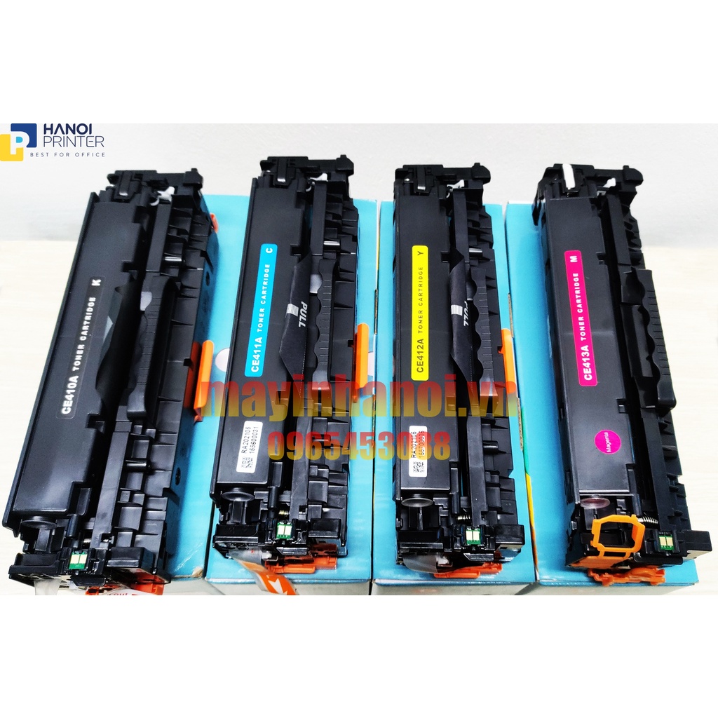 Hộp Mực màu 305A CE410A CE411A CE412A CE413A, dùng cho máy in laser màu Hp M451, M375, M475