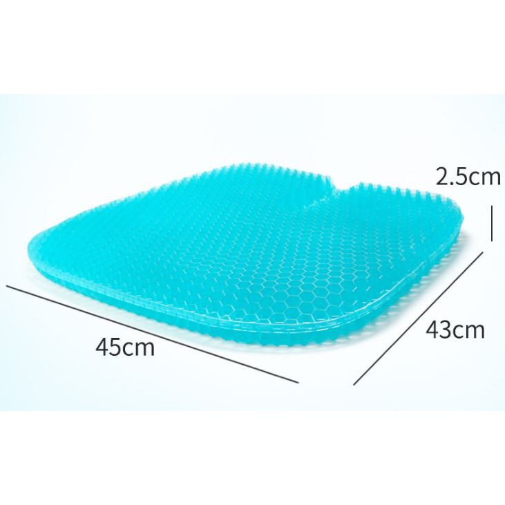 ĐỆM NGỒI FIT HOMNEYCOMB - Đệm Ngồi Gel lưới 3D 2 Lớp Thoáng Khí Tuần Hoàn Máu- Tiện Lợi - Chống Đau Mỏi Lưng