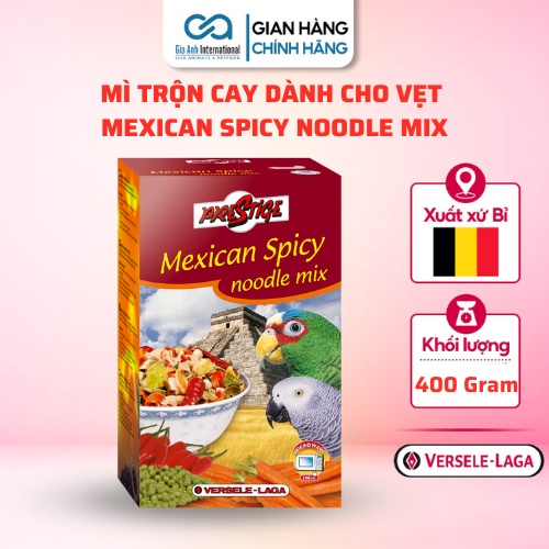 Mì trộn cung cấp dinh dưỡng dành cho Vẹt Versele-laga Prestige Hawaiian sweet noodle mix - Hộp 400 Gram