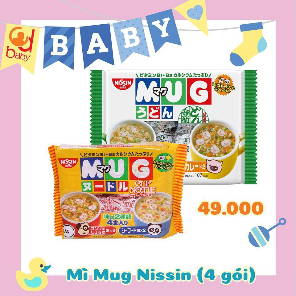 MÌ MUG NISSIN CHO BÉ