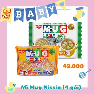 Mì mug nissin cho bé