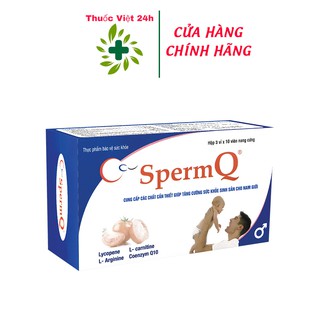 SPERMQ Cung cấp các dưỡng chất cần thiết, tăng cường tổng hợp nội tiết tố hỗ trợ sinh sản ở nam giới