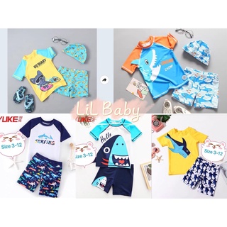 Bộ bơi bé trai LIL BABY Boi019 có kèm nón