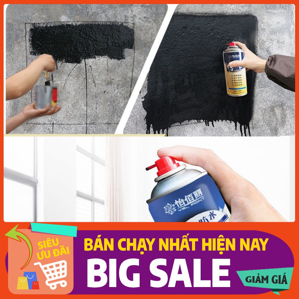 Bình xịt chống thấm dột đa năng 450ml, Sơn xịt chống thấm đa năng, Chai xịt chống thấm tường nhà, Xịt chông thấm dột Wat