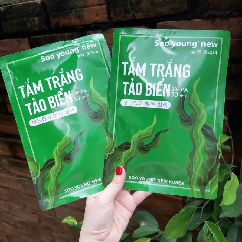 Tắm trắng tảo biển Soo Young 130g - mẫu mới