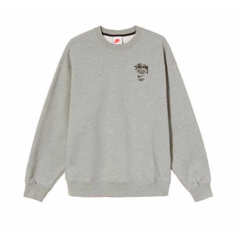 Áo sweater in logo NIKE X Stussy 2021 DC4199-050-010