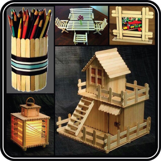 Que kem bằng gỗ trơn 11cm/15cm