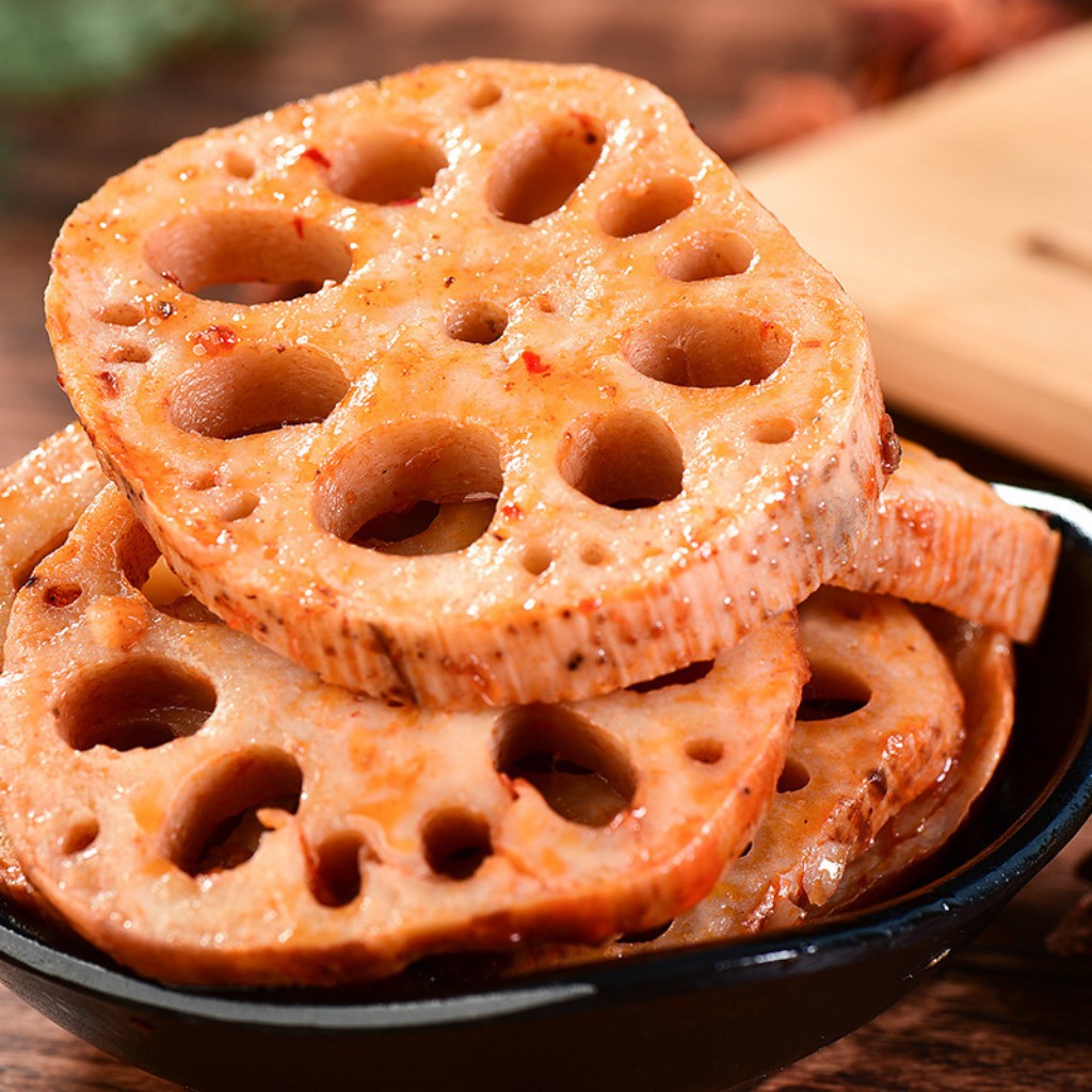 Củ Sen Xào Cay Ăn Liền Đồ Ăn Vặt Trung Quốc