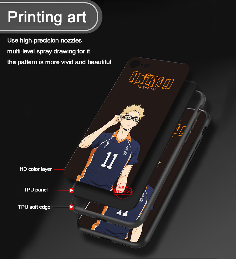 Samsung J2 Prime J4 Plus J6 Prime J7 Pro J8 Soft Case 13ER Haikyuu!!