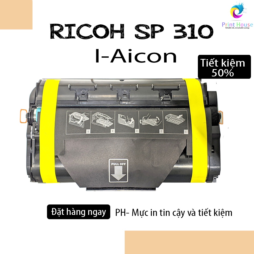Hộp mực Cartridge Ricoh sp310 dùng cho máy in Ricoh SP 325xx/320xx  dung lượng 3500 bản in độ phủ 5%