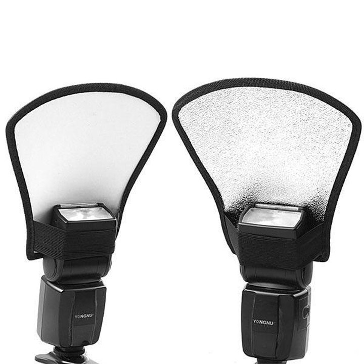 Tản sáng đèn Flash 2 mặt bạc và trắng đục