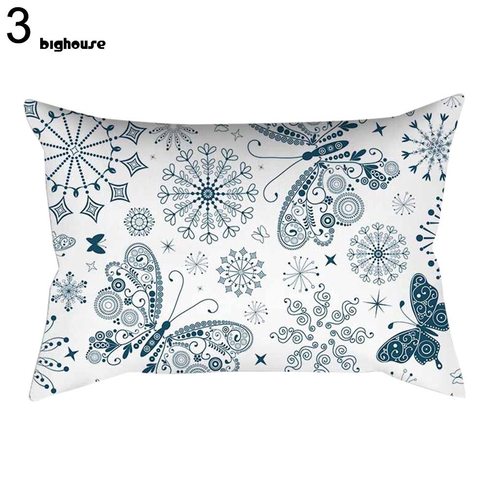 Vỏ Gối In Hình Bướm Xinh Xắn Kích Thước 30x50cm