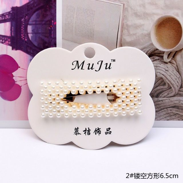 Kẹp tóc đính Hạt Hàn Quốc siêu xinh