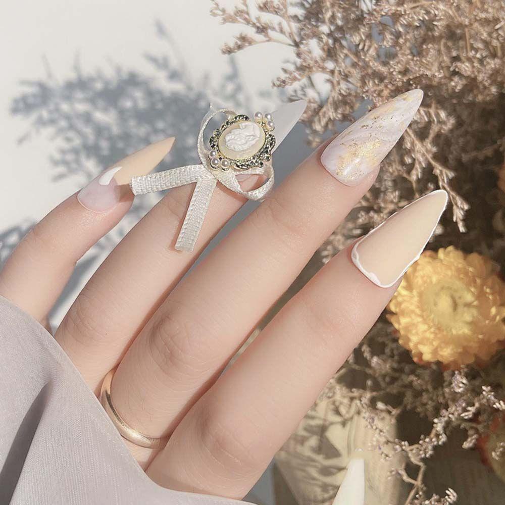 Miếng Dán Trang Trí Móng Tay Nghệ Thuật|Phụ Kiện Trang Trí Móng Tay Phong Cách Retro Nhật Bản Xinh Xắn