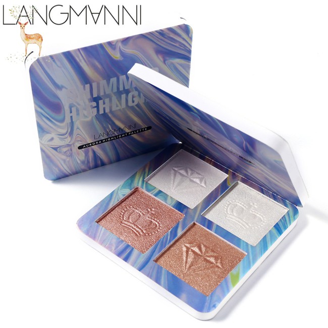 (Hàng Mới Về) Bảng Phấn Mắt 4 Màu Nhũ Lì Sắc Gradient Kháng Nước Lâu Trôi | BigBuy360 - bigbuy360.vn