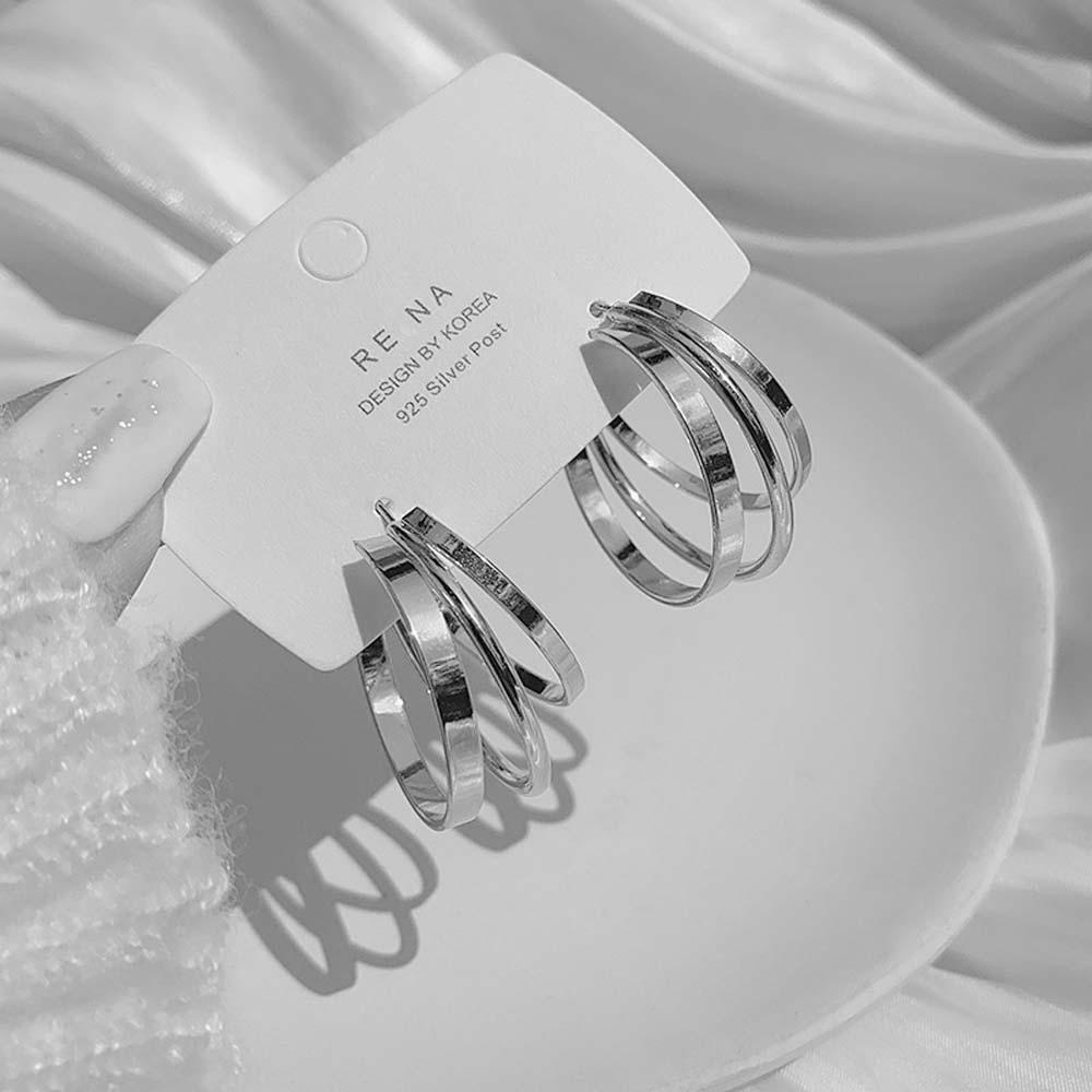 Khuyên Tai Tròn Phong Cách Vintage Thanh Lịch Dành Cho Nữ|Kim May Đồ Trang Sức Thời Trang Hoang Dã