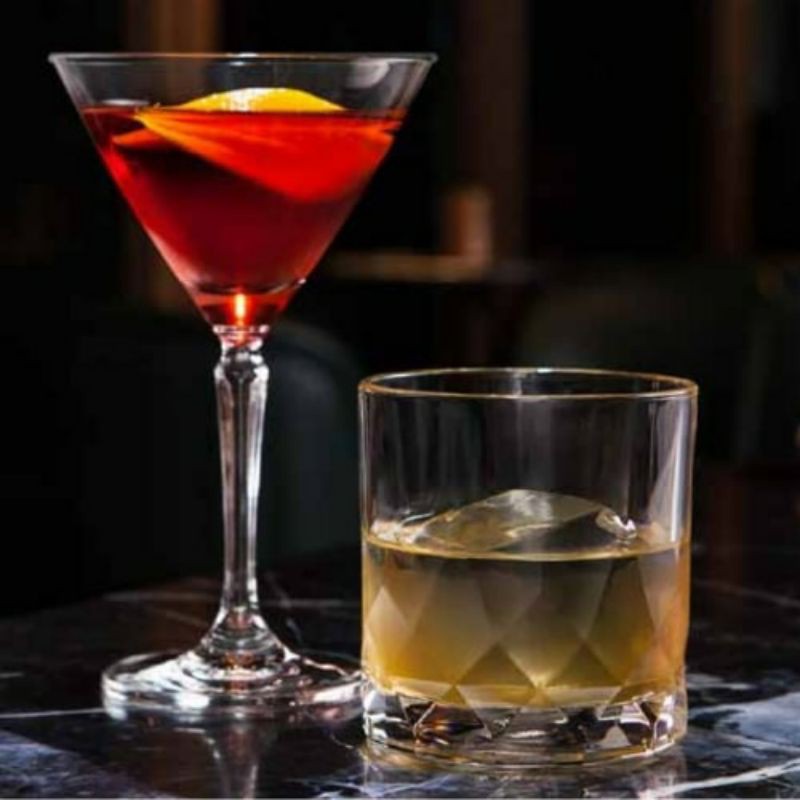 Bộ 6 Cốc thủy tinh kim cương Ocean Connexion Double Rock