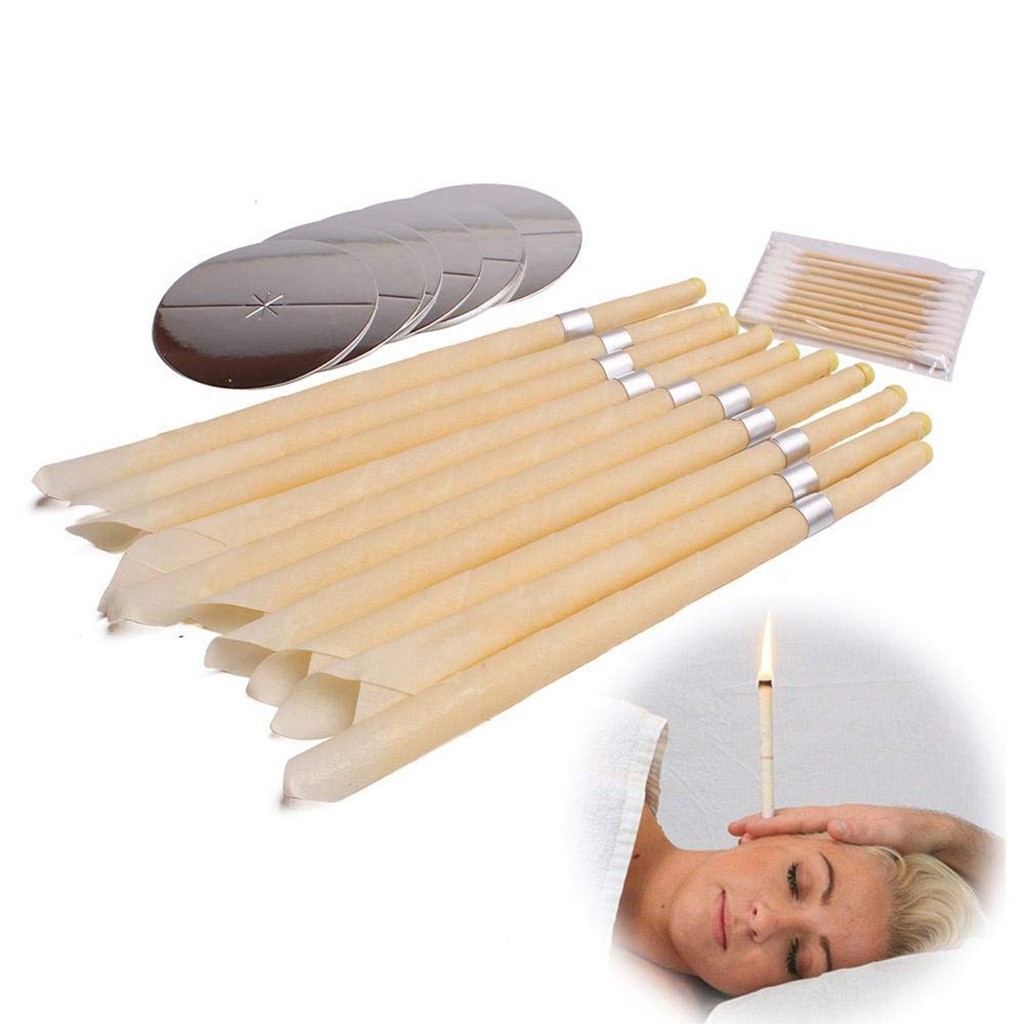 Bộ 10 cây lấy ráy tai bằng sáp ong kèm phụ kiện