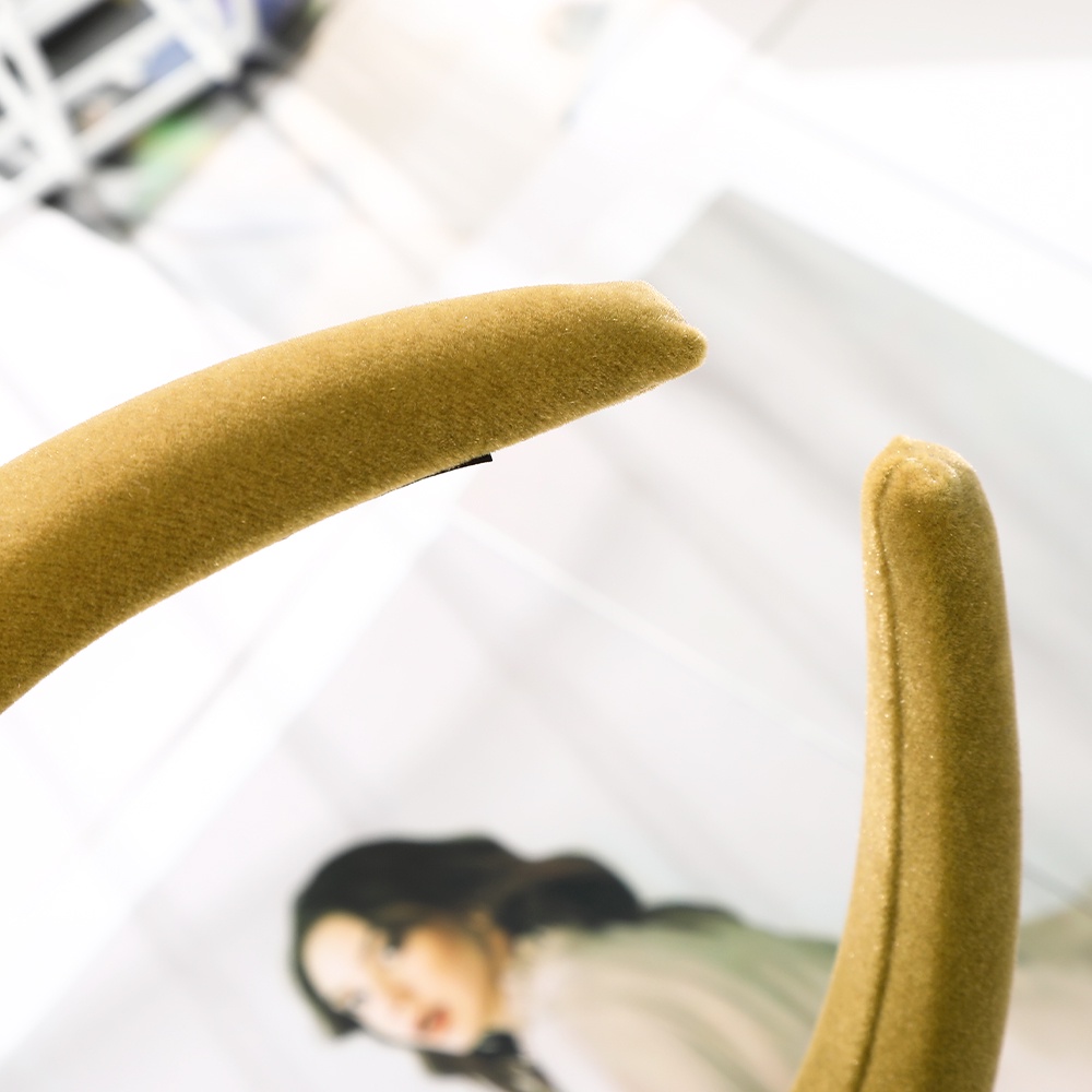 Băng đô Haimeikang màu trơn chất liệu xốp phong cách Hàn Quốc mới tiện dụng rửa mặt