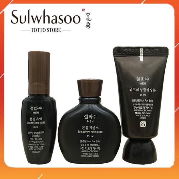 [Mini] Bộ dưỡng da Nam Sulwhasoo Basic Kit 3 items 38ml - Bộ chống lão hóa nam Sulwhasoo, Sữa rửa mặt nam Sulwhasoo MC