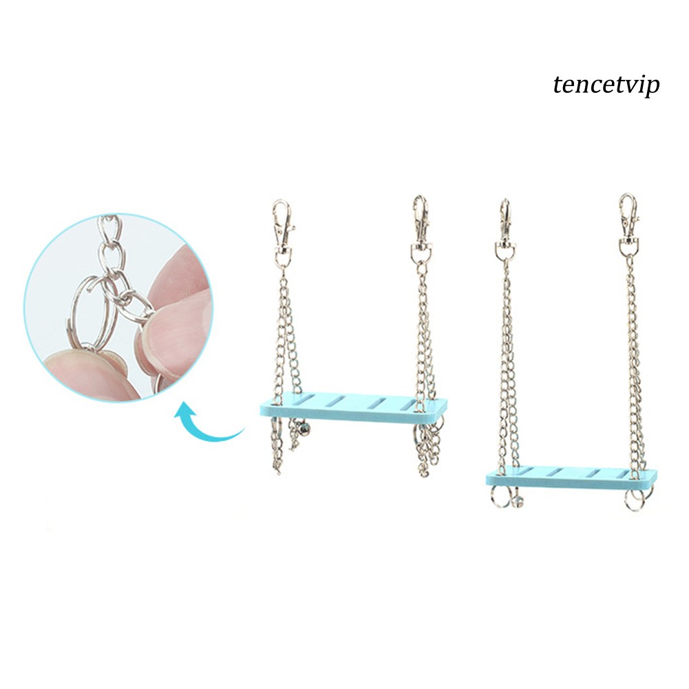 Xích Đu Đồ Chơi Thiết Kế Nhỏ Nhắn Xinh Xắn Cho Chuột Hamster / Sóc / Heo Guinea