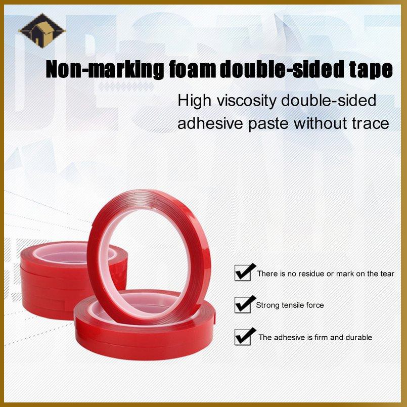 Băng dính 3m 2 mặt trong suốt Acrylic Foam Tapes - Băng keo 3m chuyên dụng ô tô siêu chắc/Băng keo 2 mặt trong suốt chất liệu acrylic siêu dính đa dụng