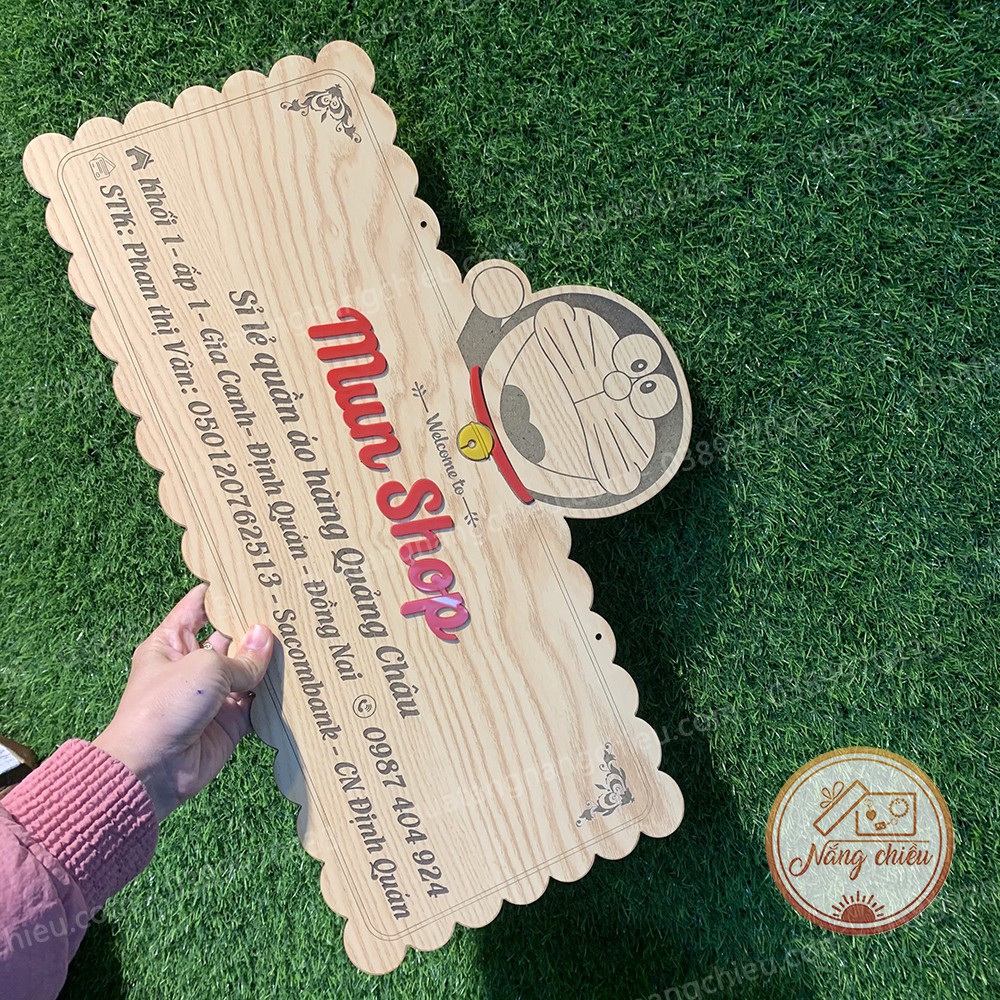 Bảng gỗ - Khắc tên shop- chụp ảnh- livestream sản phẩm, thiết kế theo yêu cầu, khắc laze hiện đại và sang trọng