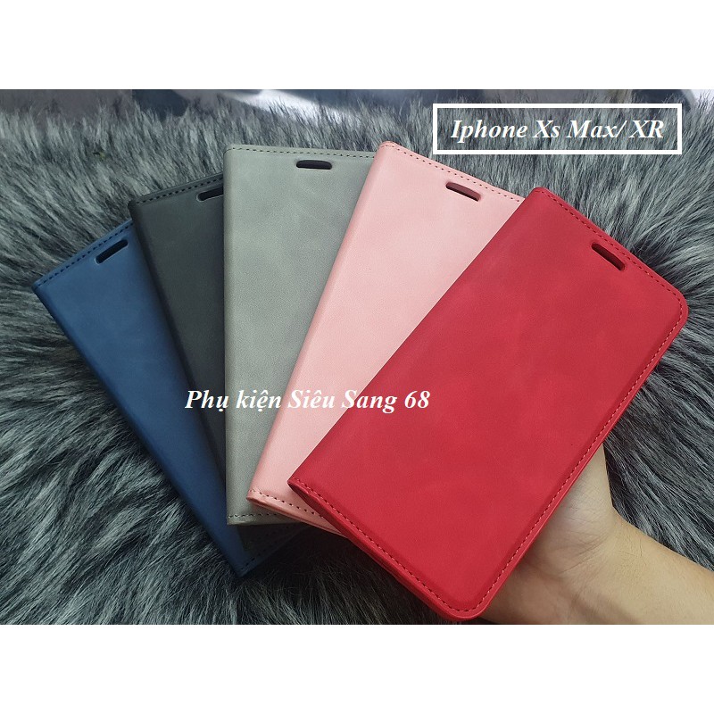 Bao da PU Gấp 2 mặt phù hợp với dòng ĐT Iphone Xs Max / Iphone XR