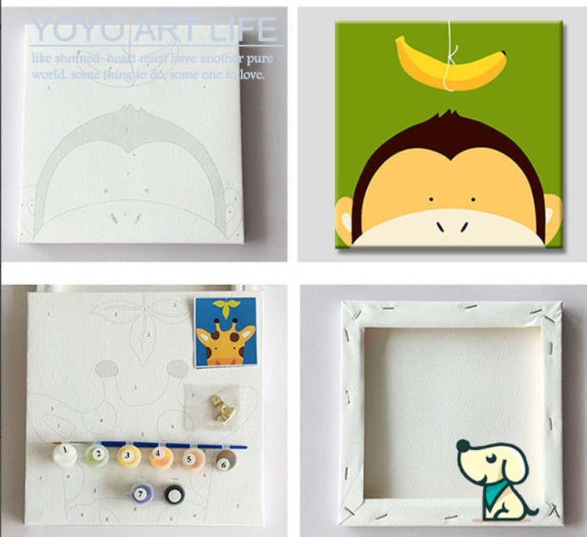 Bộ Tranh Sơn Dầu 20x20 Tự Làm Kích Thước 20x20cm Y001 | BigBuy360 - bigbuy360.vn