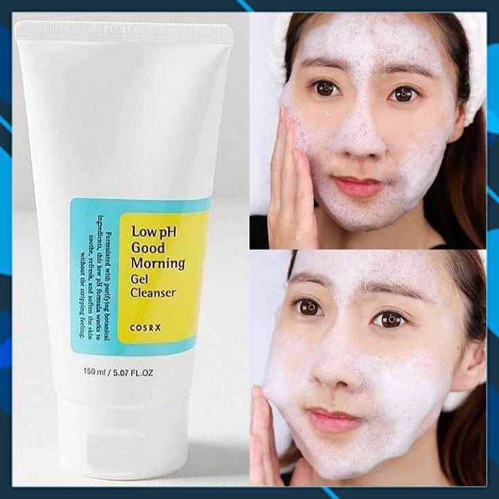 Sữa Rửa Mặt COSRX Low PH Good Morning Gel Cleanser Dạng Gel 150ml Chiết Từ Dầu Cây Trà | BigBuy360 - bigbuy360.vn