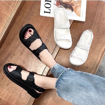 Dép Sandal Nữ, Dép Quai Hậu Nữ Đi Học, Đi Chơi Trầm Trám Cực Xinh Chống Trơn Trượt DS09