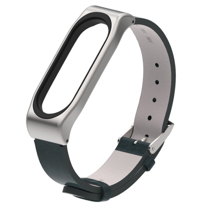 Dây đeo thay thế cho Xiaomi Miband 3 - 4-5 MB14 da PU thời trang