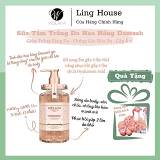 Sữa tắm dưỡng ẩm trắng da hương nước hoa giúp làm mềm da trẻ hoa da ngăn ngừa lão hóa da