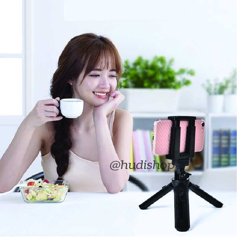 Đế Tripod Giá đỡ điện thoại, chân máy ảnh 3 chân, xoay 360 độ cao cấp - Quay phim, Live stream, Xem phim Hudishop GD368 | BigBuy360 - bigbuy360.vn