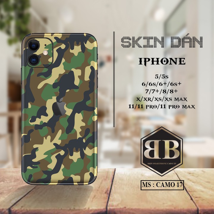 Dán skin iphone 5 5s 6 6s 6 Plus 6s Plus 7 7 Plus 8 8 Plus X XR XS XS Max 11 11 Pro 11 Pro Max in họa tiết theo yêu cầu