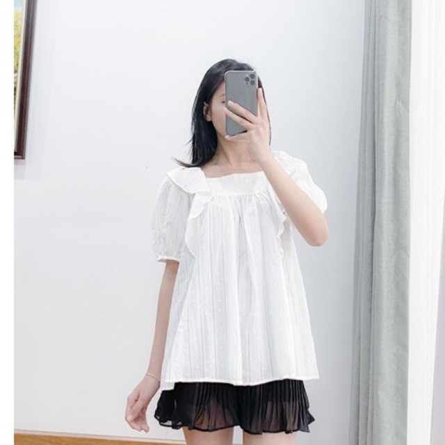 Áo babydoll điệu bèo hai bên 0905