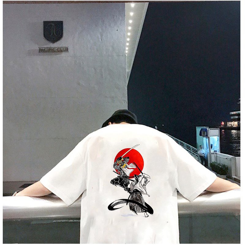 Áo thun unisex form rộng phong cách Nhật Bản đẹp độc lạ vải dày mịn 2019T1646