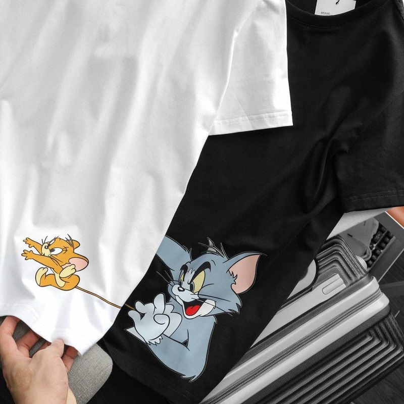 Áo Thun Nam Nữ Unisex Form Rộng Logo Siêu Nét VNXK