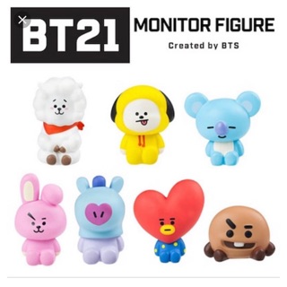 Tượng nhựa ngồi BT21 | monitor figure Bt21