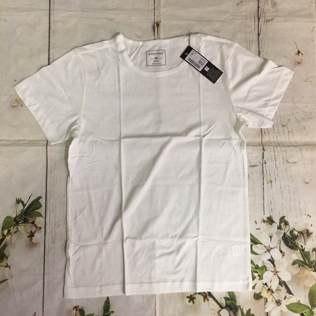 Áo Ngắn Tay Trắng AC22 Aristino 100% COTTON